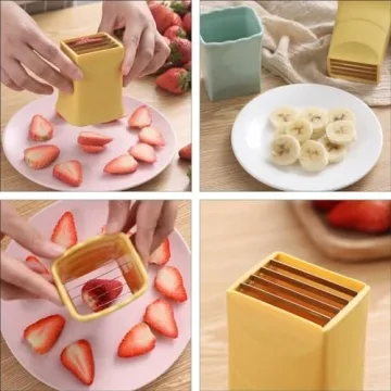 JOYSAND Strawberry Slicer - Quick & Safe Fruit Preparation