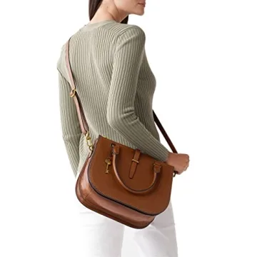 Fossil Ryder Leather Satchel for Women - Stylish Functionality