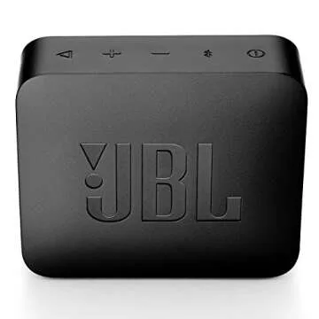 JBL GO 2 Portable Waterproof Bluetooth Speaker (Midnight Black)