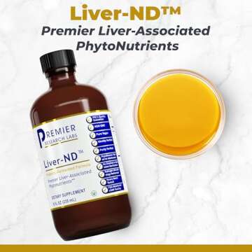 Premier Research Labs Liver-ND - Liver Cleanse, Milk Thistle Extract, Milk Thistle Liquid Drops, Tin...