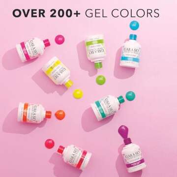 Kiara Sky Soak Off Gel Nail Polish 0.5 fl oz, PURE WHITE (G401)