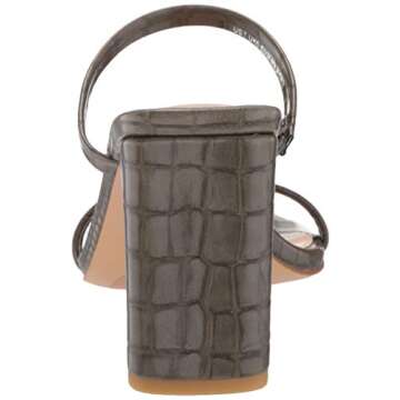 Stylish The Drop Avery Square Toe Heeled Sandal