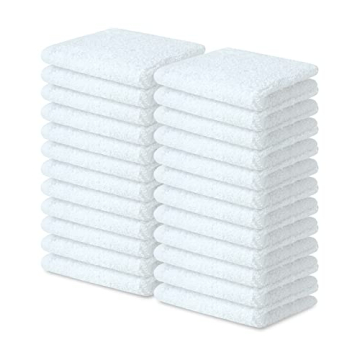 ZUPERIA 24 Pack Luxury Cotton Washcloths for All