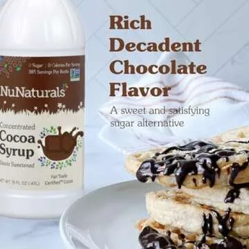 NuNaturals Sugar-Free Stevia Syrup – Zero Calorie Sweetener