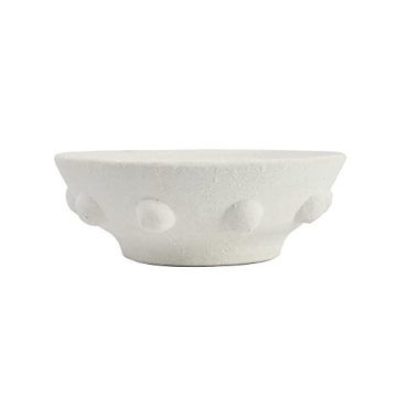 Creative Co-Op Terracotta Bowl with Dot Design