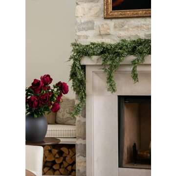 Deluxe Oregon Juniper Berry Garland 48" - Perfect Decor