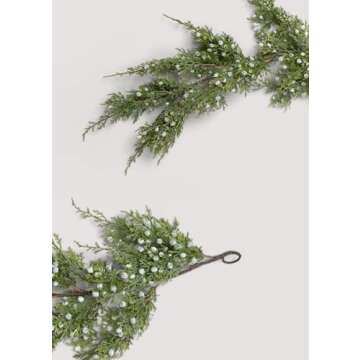 Deluxe Oregon Juniper Berry Garland 48" - Perfect Decor