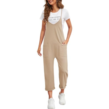 Nirovien Womens Oversized Jumpsuits with Pockets Chic Style