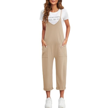 Nirovien Womens Oversized Jumpsuits with Pockets Chic Style