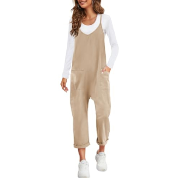Nirovien Womens Oversized Jumpsuits with Pockets Chic Style