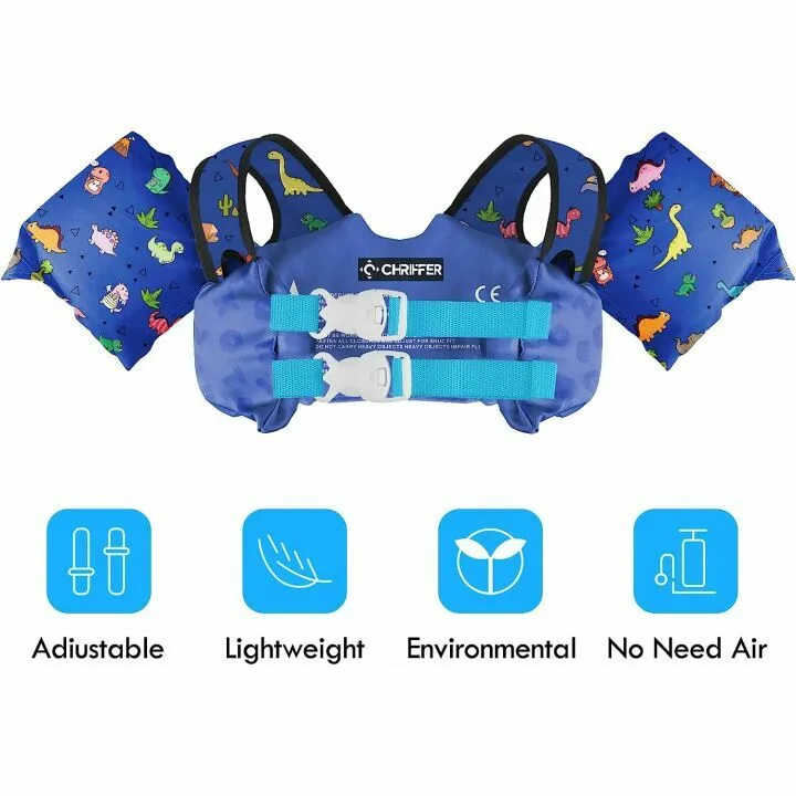 Chriffer Kids Swim Vest for Safe Beach Fun