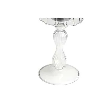 Gurfuy Stylish Glass Candle Holder for Table Decor