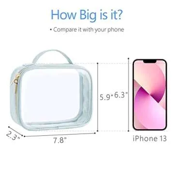 PACKISM TSA Approved Toiletry Bag Set for Easy Travel