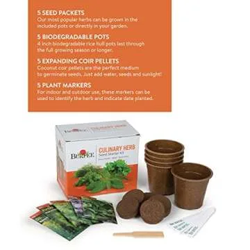 Burpee Culinary Garden Starter Kit: Grow Your Own Non-GMO Herbs