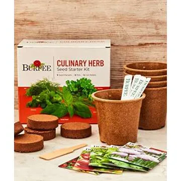 Burpee Culinary Garden Starter Kit for Indoor Herb Gardening