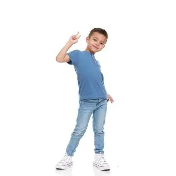 Cudlie 5-Pack Toddler/Baby Boy Short Sleeve Shirts - Premium Quality T-Shirt Tops for Lightweight Comfort and Style.Multipack Infants and Childrens Essentials.