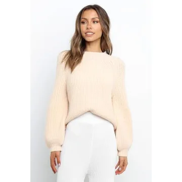 Petal & Pup Women's London Knit Sweater - Comfortable Beige Style