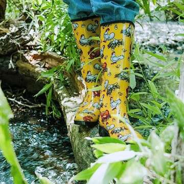 Stylish HISEA Women's Waterproof Garden Rain Boots