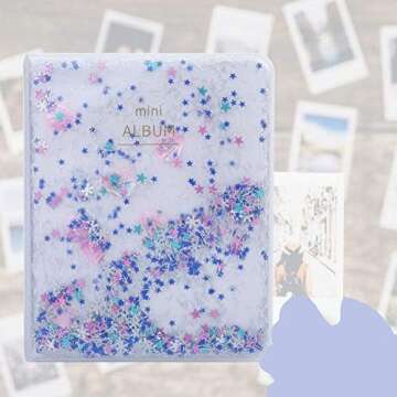 Fujifilm Instax Mini 11 Instant Camera Charcoal Gray + Fuji Film Value Pack (40 Sheets) + Shutter Accessories Bundle, Incl. Compatible Carrying Case, Quicksand Beads Photo Album 64 Pockets