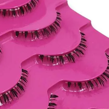 5 Pairs Black Natural Lower False Eyelashes Under Bottom Fake Eye Lashes Makeup