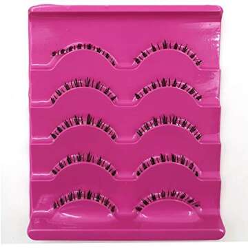 5 Pairs Black Natural Lower False Eyelashes Under Bottom Fake Eye Lashes Makeup