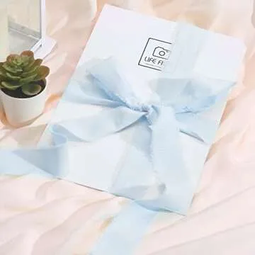 Keypan Blue Handmade Cotton Ribbon 1-1/2 x 15 Yards