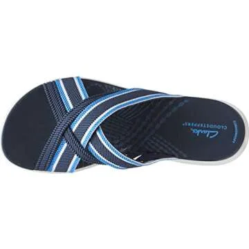 Clarks Men's Mira Isle Slide Sandal - Stylish Comfort in Navy