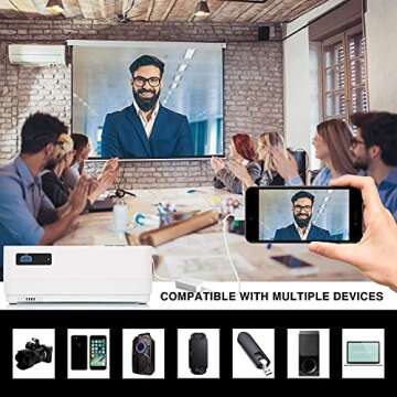 MEGAWISE L21 Projector - 200" Display for Home Theater