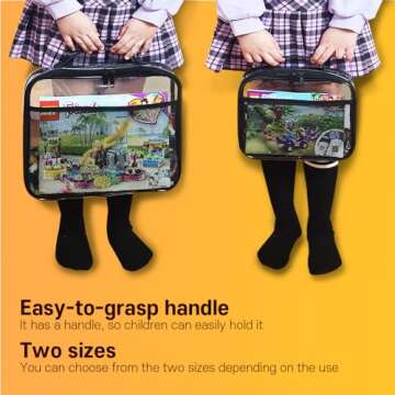 Holay PVC Toy and Clay Storage Organizer Set - 4 Packs