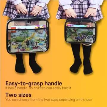 Holay PVC Toy and Clay Storage Organizer Set - 4 Packs