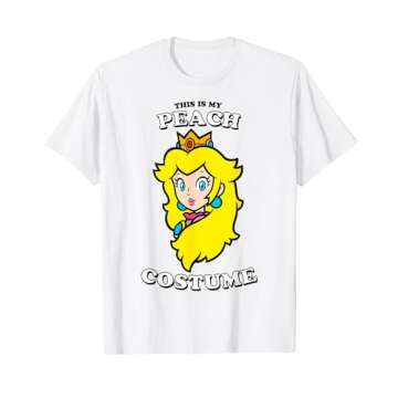 Super Mario This Is My Peach Costume T-Shirt for Family Fun