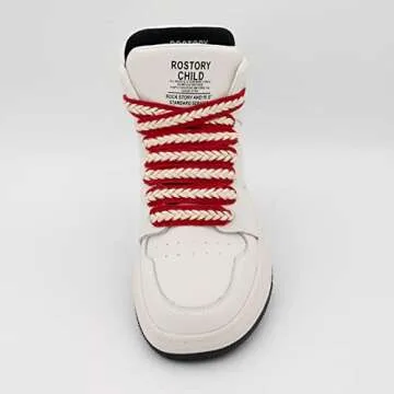 Lilybekind Thick Flat Shoe Laces for Sneakers 120cm