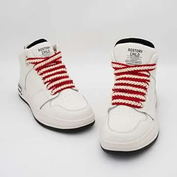 Lilybekind Thick Flat Shoe Laces for Sneakers 120cm