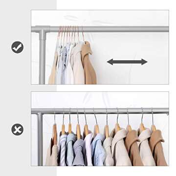 SONGMICS Velvet Hangers 30 Pack with Non-Slip Design