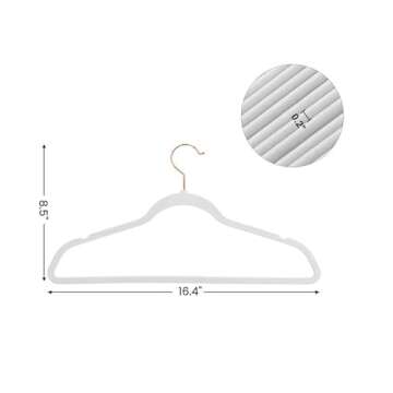 SONGMICS Velvet Hangers 30 Pack with Non-Slip Design