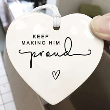 Keep Making Him Proud Bereavement Keepsake for Loss of Loved One