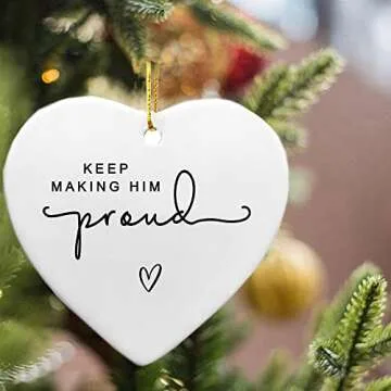 Keep Making Him Proud Memorial Keepsake for Loss