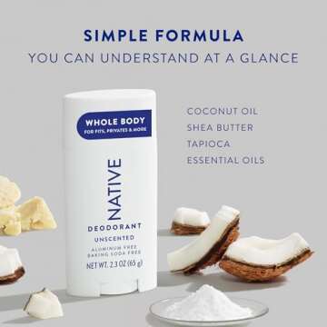 Native Whole Body Deodorant Stick | 72 Hour Odor Protection