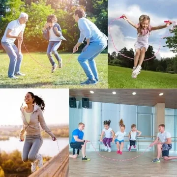 Kids Adjustable Jump Rope Set for Fun Fitness Play