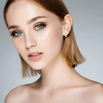 Elegant Handmade 14K Gold Hoop Earrings for Women