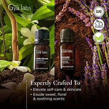 Gya Labs Vanilla & Lavender Oils (2 x 0.34 fl oz)