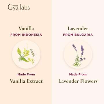 Gya Labs Vanilla & Lavender Oils (2 x 0.34 fl oz)