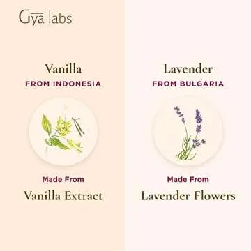 Gya Labs Vanilla & Lavender Oils (2 x 0.34 fl oz)