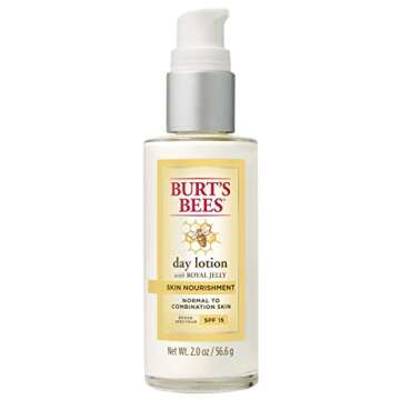 Burt's Bees Skin Nourishment Day Lotion with SPF 15 for Normal to Combination Skin, 2 Oz (Package May Vary)