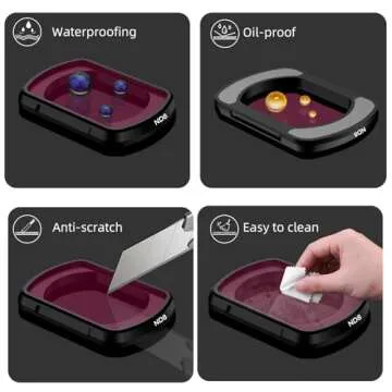 BRDRC Pocket 3 ND Filters Set, 6 Pack - CPL ND4 ND8 ND16 ND32 ND64 Lens Filter for DJI Osmo Pocket 3...