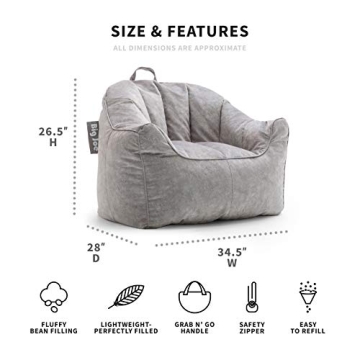 Big Joe Hug Bean Bag Chair for Comfortable Relaxation