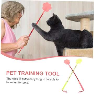 Pet Training Stick for Dogs and Cats - Fun & Safe Training Tool