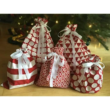 Appleby Lane Eco-Friendly Gift Bags: Set of 5 Cotton Bags