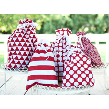 Appleby Lane Eco-Friendly Gift Bags: Set of 5 Cotton Bags