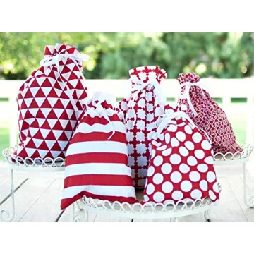 Appleby Lane Eco-Friendly Gift Bags: Set of 5 Cotton Bags